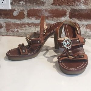 Michael Kors strapped heeled sandals